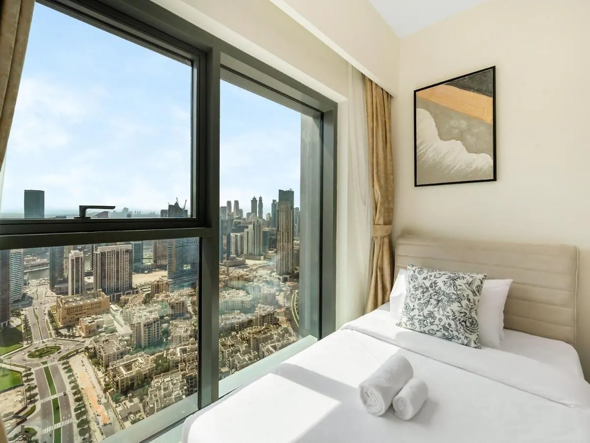 Apartmán Luxury 3 Bedroom Full Burj Khalifa And Fountain View Dubaj
