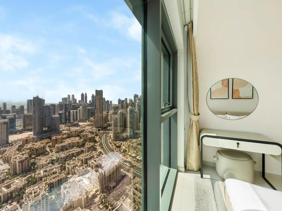 Luxury 3 Bedroom Full Burj Khalifa And Fountain View Dubaj