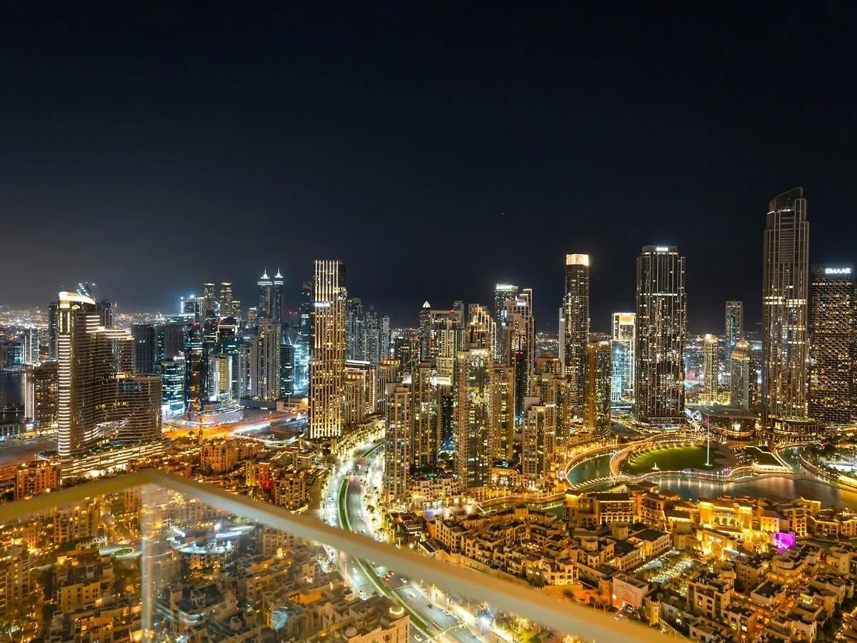 Luxury 3 Bedroom Full Burj Khalifa And Fountain View Dubaj Apartmán