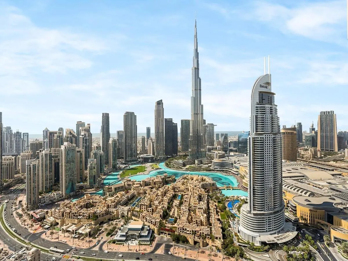 Apartmán Luxury 3 Bedroom Full Burj Khalifa And Fountain View Dubaj