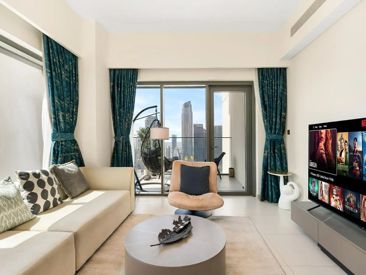 Luxury 3 Bedroom Full Burj Khalifa And Fountain View Dubaj Spojené arabské emiráty